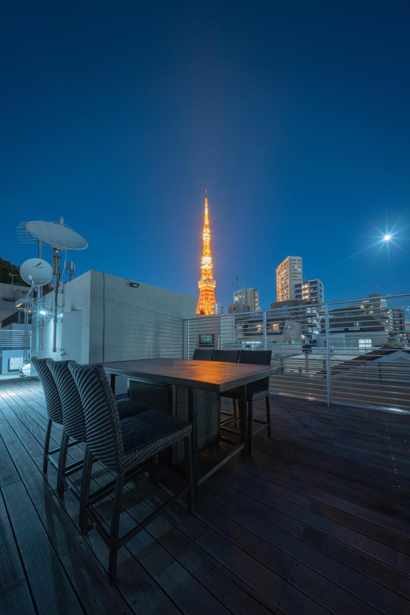 Azabu Modern House The Tokyo Tower Can Be Seen From The Villa 500M2 외부 사진